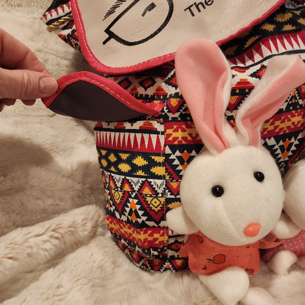 Geometric Multicolor Backpack - Picture 4 of 10